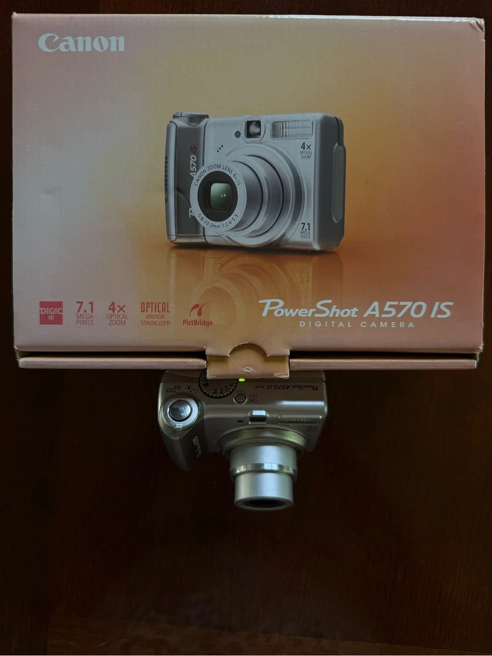 Canon Silver PowerShot A570 IS Compact Digital Camera